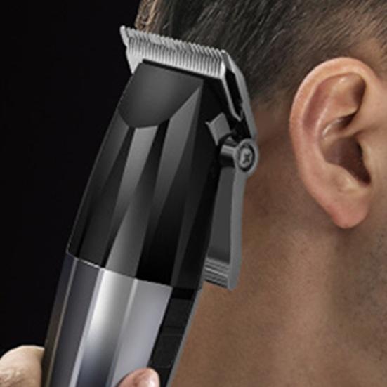 1 комплект, профессиональная электрическая машинка для стрижки волос, регулируемая режущая головка, мощная тихая машинка для стрижки волос для домашнего бритья