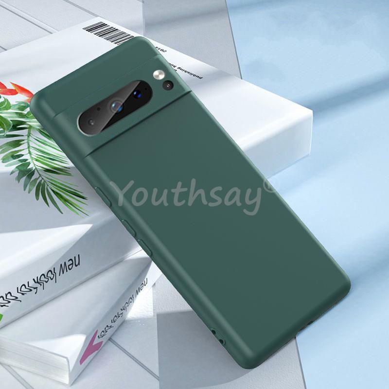 Для Google Pixel 8 Pro Чехол Google Pixel 8 Pro Чехол Мягкий Оригинальный Жидкий Силиконовый Защитный Чехол для Камеры Чехол Fundas Pixel 8 Pro