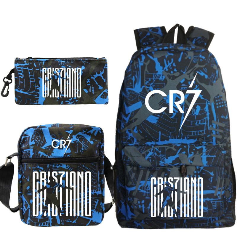 Star Surrounding Children'S Backpack, Primary And Secondary School Students Schoolbag Three-Piece Set
