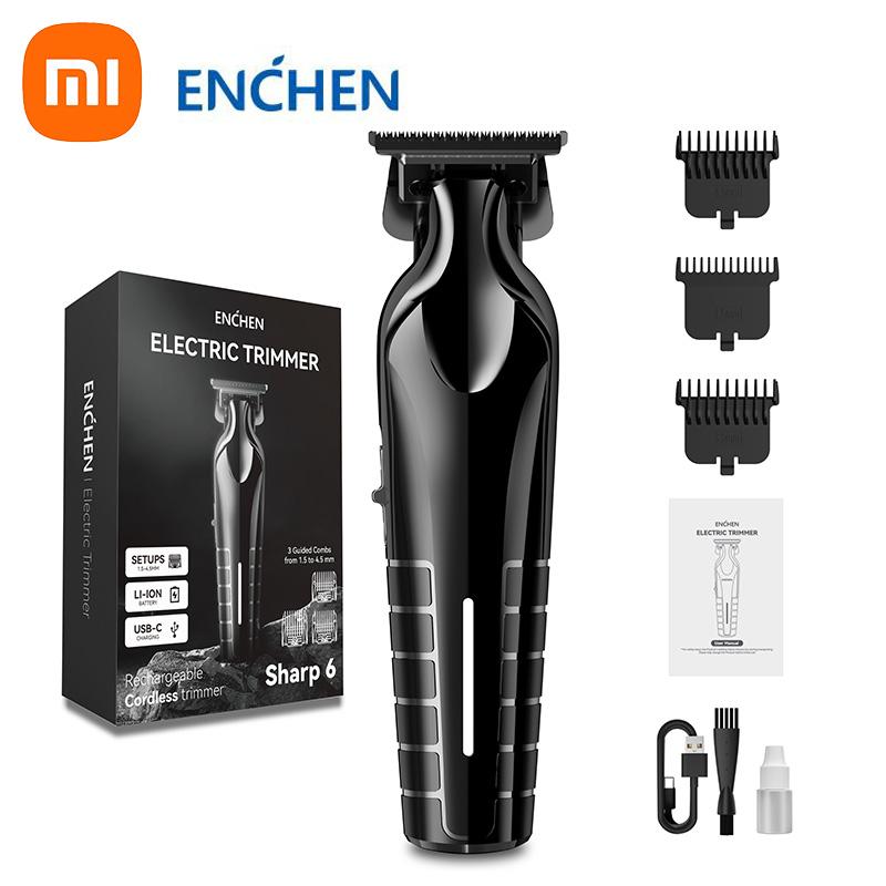Xiaomi Триммер для волос ENCHEN Sharp 6 Электрическая машинка для стрижки волос Мини-машинка для стрижки Парикмахерский триммер
