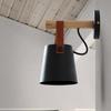 American Style Retro Rural  Minimalist Corridor Study Bedside Coffee Shop TV Wall Iron Belt Wall Lamp
