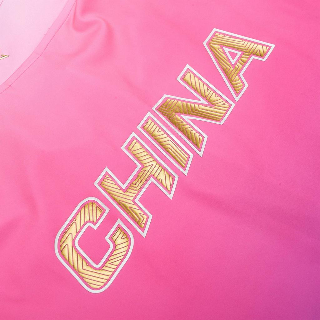 Спортивная куртка Li Ning для настольного тенниса с цветным градиентом и воротником-стойкой, унисекс, куртки темно-фиолетового и синего цвета AYYS023-1