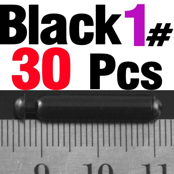 MNFT 30 шт. Пластиковые погремушки Вставная трубка для мягкой приманки Червяка Джиг Рыболовная приманка Мушка Вязание Рыболовная звуковая палочка Прозрачный и черный цвет