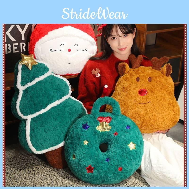 Claus Christmas Santa Tree Candy Elk Plush Toy Cartoon Doll Gift Decoration