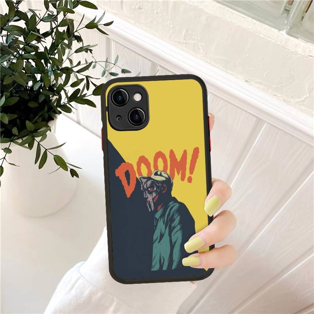 MF DOOM Phone Case for iPhone 16 15 14 11 12 13 Pro Max X XS Translucent Matte Cover