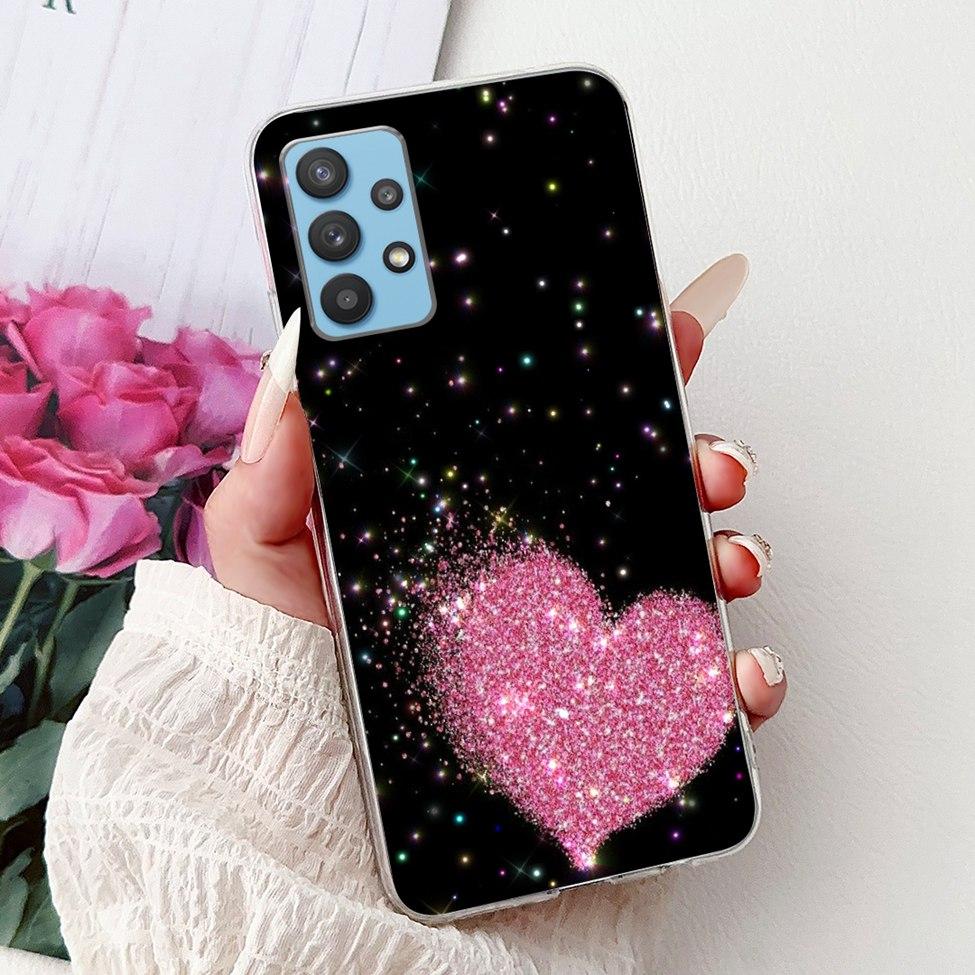 Чехол для Samsung A32 5G SM-A326B Прозрачный Милый Кот Модный Забавный Расписной Задняя Крышка Для Samsung Galaxy M32 5G Чехол для Телефона SM- M326B