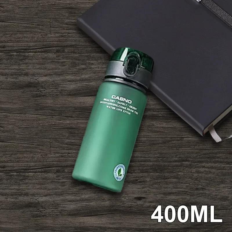 400 мл/560 мл Матовая спортивная бутылка для воды Не содержит BPA Защищенная от протечек спортивная бутылка для воды Туризм Пеший туризм Портативная Уличная Езда Бутылки для спортзала