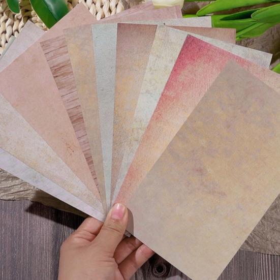 1 Set Flower Plants Scrapbook Sticker with 10 Paper Sheet Waterproof