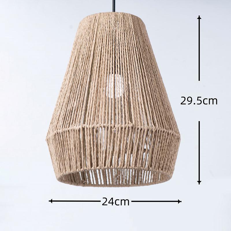 Современные плетеные подвесные светильники для фермерского дома, подвесная лампа из ротанга, плетеная вручную, абажур для кухонного острова, столовой, прихожей
