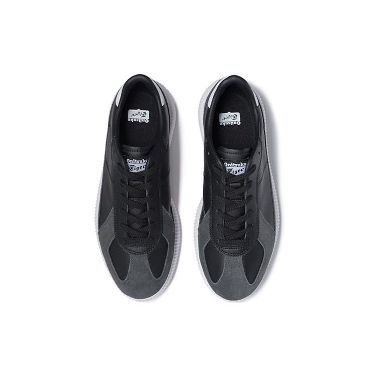 ONITSUKA TIGER Delecity Нескользящие Легкие Низкие Кеды для Скейтбординга Унисекс Кеды для Скейтбординга Черно-Белые 1183A386-001