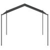 Garden Pavilion Anthracite 4x4 m Steel and Fabric