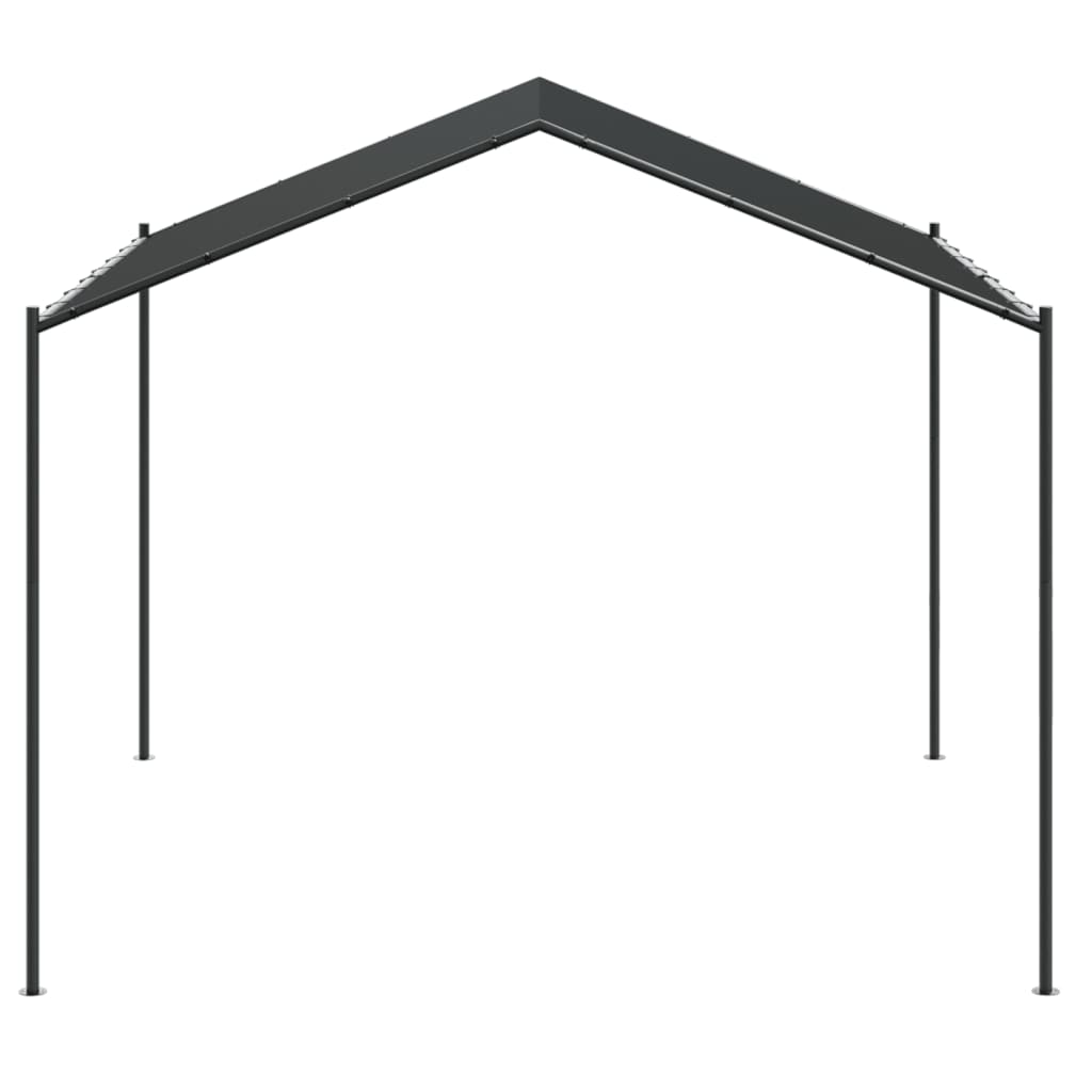 Garden Pavilion Anthracite 4x4 m Steel and Fabric