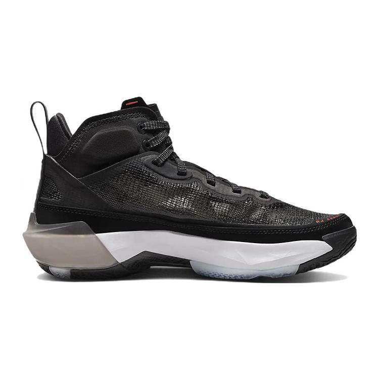 Jordan Детские баскетбольные кроссовки Air Jordan 37, износостойкие, высокие, Черно-белые DD7421-091