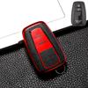 Кожаный стильный чехол для дистанционного ключа автомобиля, брелок для Toyota Prius Camry Corolla CHR C-HR RAV4 Land Cruiser Prado, брелок для ключей, аксессуары