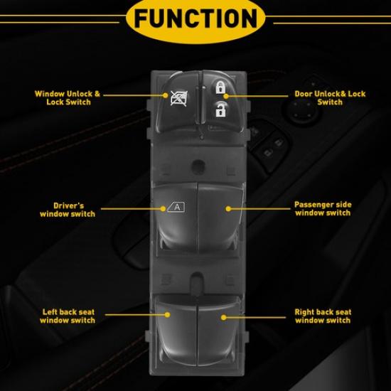 Для Nissan Altima Sentra 2013-18 Главный выключатель управления стеклоподъемниками со стороны водителя