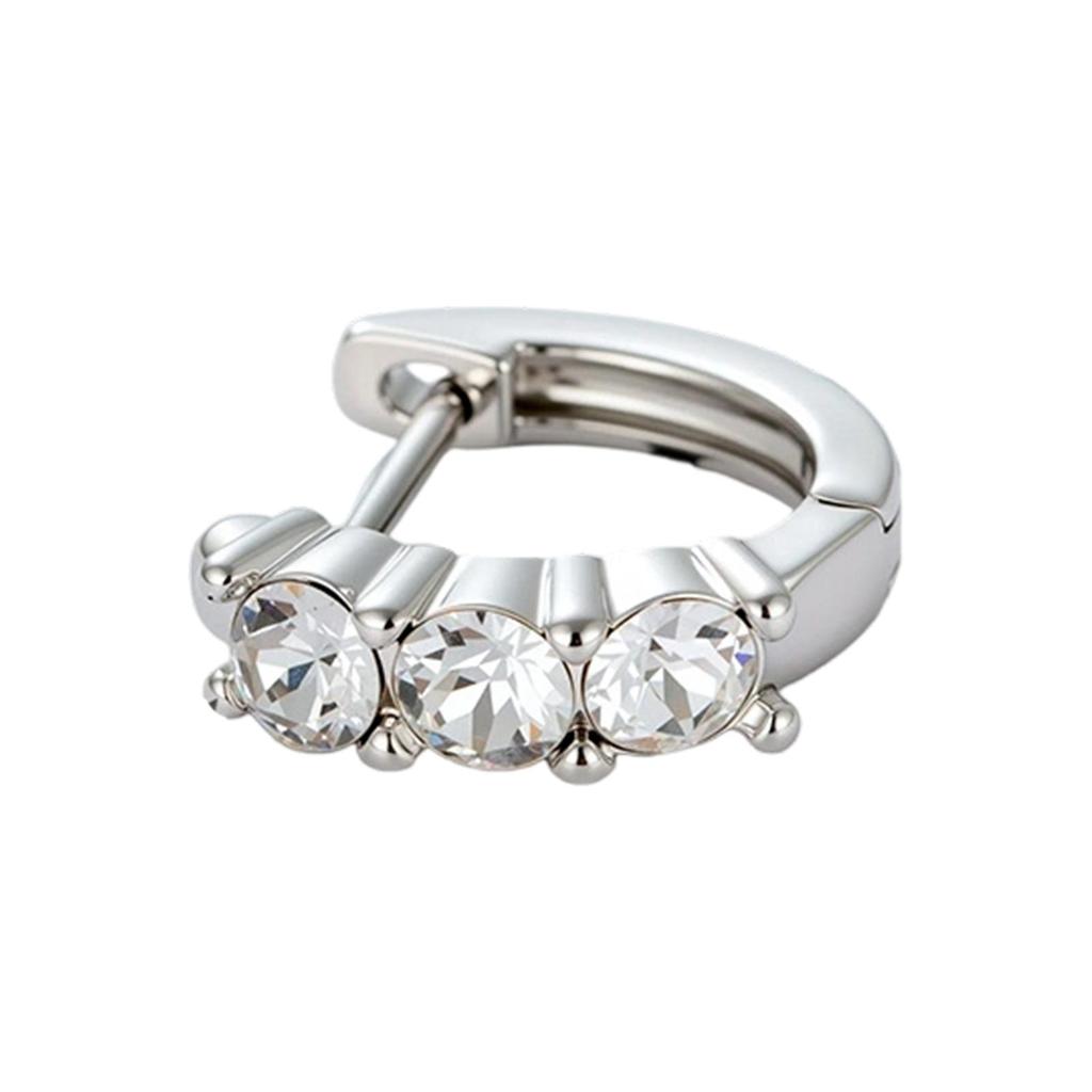 Серия цветов дофамина Каффы с кристальными инкрустациями: Прямой пин 8 мм для свежепроколотых ушей, изысканный дизайн края, изящные серьги для девочек