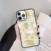 Разноцветный чехол-ракушка с овечками для iPhone 17 Air 15 16e 14 13 12 Pro Max 11 Pro Max Plus