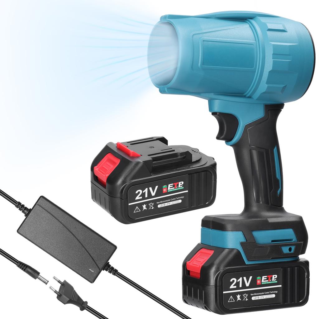 Ручной канальный турбовентиляторный вентилятор высокой мощности с литий-ионным струйным вентилятором, многофункциональная мойка автомобилей, высокая мощность