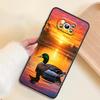 Мультяшный Аниме Утенок Для Xiaomi Mi Poco F3 F4 F5 F6 X3 X4 X5 X6 X7 M3 M4 M5 M6 M7 GT Pro 5G Черный Чехол для Телефона
