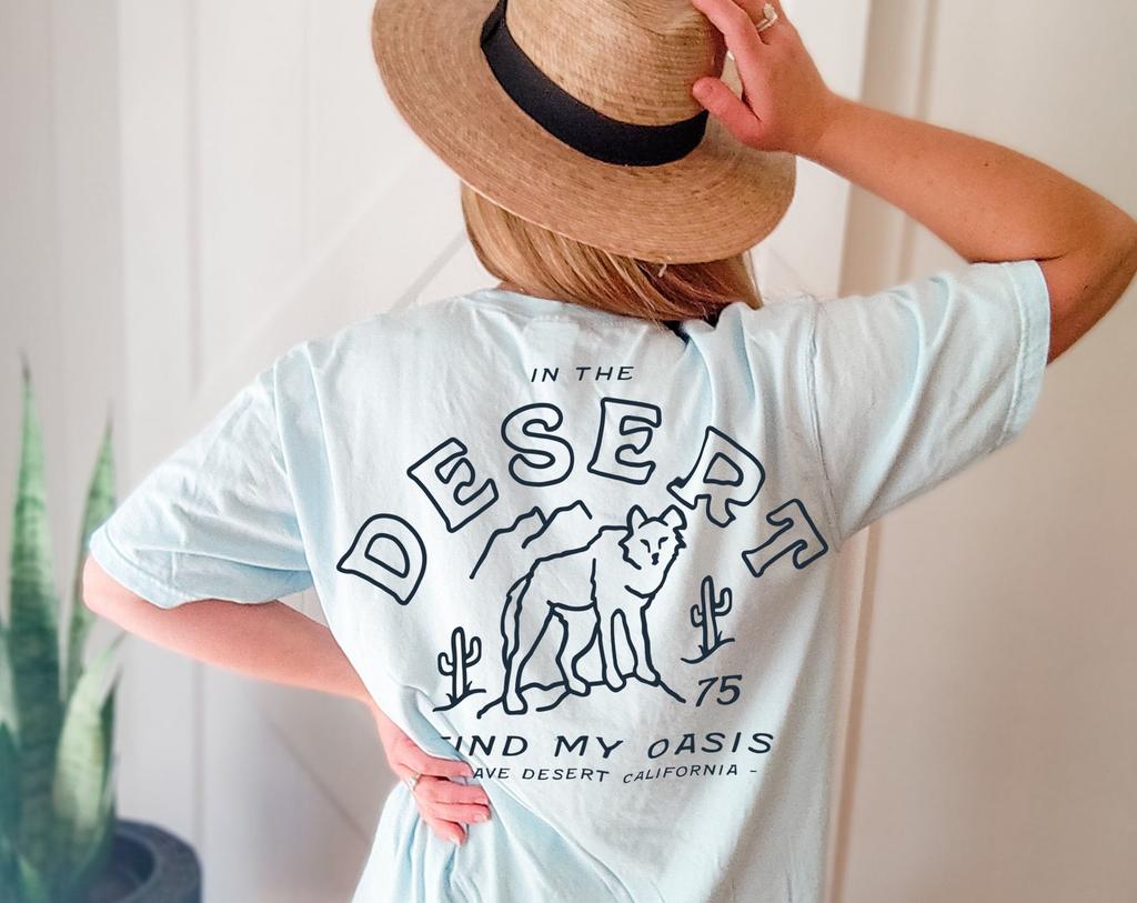 Desert-shirt, Desert Tee, Desert Vibes, Desert Tee, Vintage Inspired T-shirt, Retro style, 70s style, Comfort Colors T-shirt, Oversized Tee