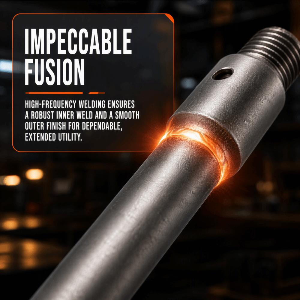 Round Shank Core Drill Bit Shank 320mm Length Connecting Rod Adapter Hammer Drill Use