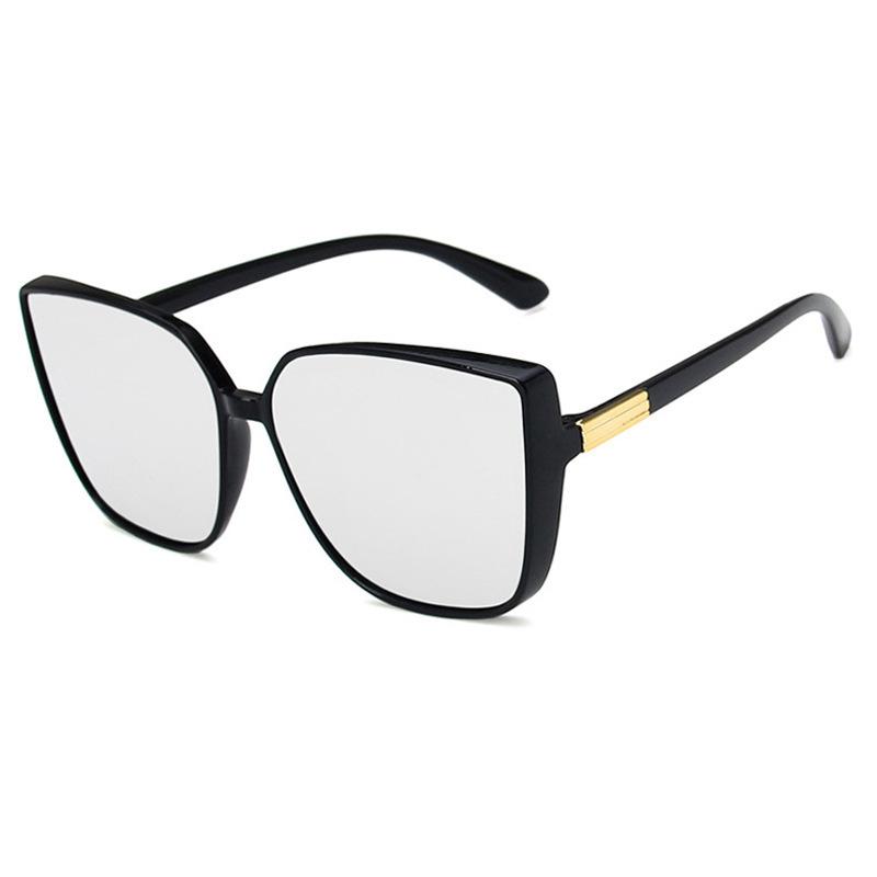 Fashion Cat Eye Sunglasses Women Oversized Big Frame Sunglasses Vintage Glasses Cool Sexy Sunglasses UV400