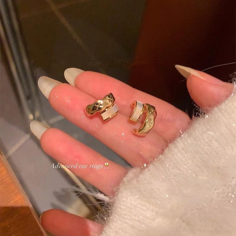 Серьги-пусеты из серебра 925 пробы с цирконом и жемчугом, женские, легкая роскошь, нишевые, высококлассные, в виде бабочек, универсальные, темпераментные