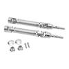 2Pcs RC Front Drive Shaft Stainless Steel Set Kit for Traxxas SLASH 4x4 Rustler Stampede