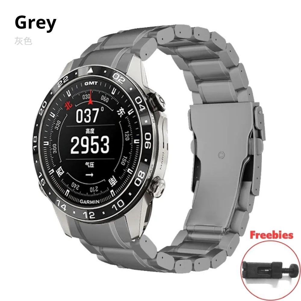 Титановый ремешок для часов серии Garmin MARQ, ремешок Aviator 22 мм, браслет для Quatix 8 / Fenix 7, адаптер с быстрой фиксацией, наручный ремешок