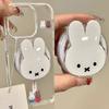 Магнитный держатель для телефона Miffy, игрушки, аниме-кролик, подставка для телефона, телескопическая подставка-подушка для мобильного телефона, украшение для чехла телефона