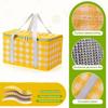 Large Capacity Picnic Insulated Storage Bag Outdoor Camping Food Thermal Pouch BBQ Basket Tote Bag For Camping Lunch Cooler Bags