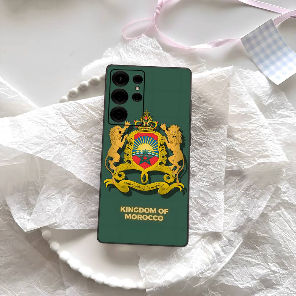 Чехол для телефона с флагом Марокко M-Morocco Для Samsung S 24 Fe 25 Ultra Plus 20 Lite 21 30 22 23 24 22 Ultra 5G Fundas