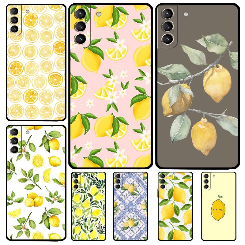 Lemon Fruit Cover For Samsung Galaxy S22 S23 Ultra Note 20 10 Plus S9 S10 S20 S21 S23 FE Phone Case