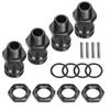 4pcs Aluminum Alloy 17mm Hex 23mm Wheel Extension Adapter for 1Celsius8 RC Car Model