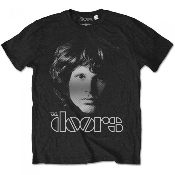 The Doors Unisex Adult Jim Halftone Cotton T-Shirt