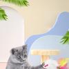 Товары для кошек игрушки для кошек прочные разноцветные перья любимая меховая мышь Мими качалка котенок игрушки для кошек мячик для игры лови кошачьи принадлежности 2 шт