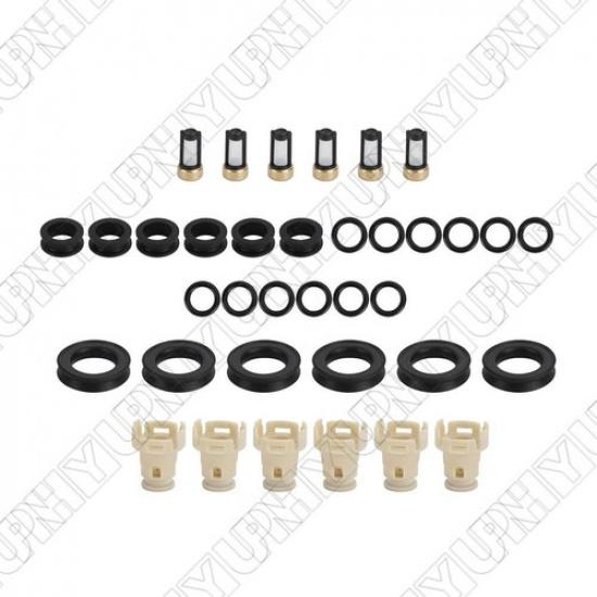 New Fuel Injector Rebuild kit o-rings For Toyota 3.4 V6 5VZFE Seals Filters Caps