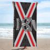 Пляжное полотенце с принтом New Zealand Warriors, большое, мягкое, быстросохнущее, для пляжа, кемпинга, плавания