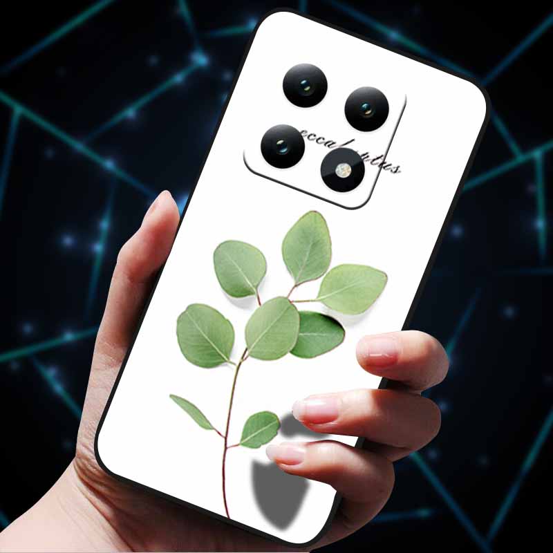 3D Flowers Emboss Fundas For Xiaomi 14T Pro 5G Case Soft Silicone Phone Cases for Xiaomi 14T 5G Back Covers Shell Mi 14T Pro Bag