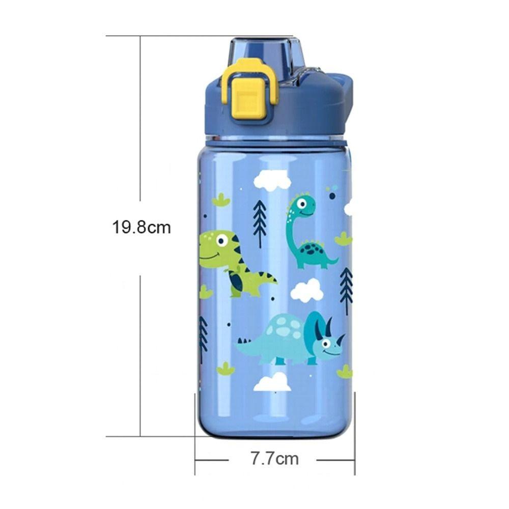 600ml Kids Water Cup With Silicone Straw Water Sippy Cup New Water Bottle For Kids