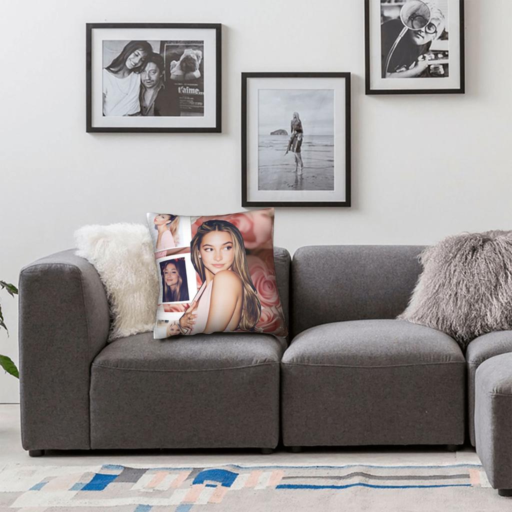 Pillow Cover Madelyn Cline Montage Fashion Pillow Case For Living Room Bed Chair Pillowcases
