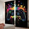 2 шт. Геймерские шторы блэкаут для спальни, игровой комнаты, гостиной, для декора спальни, гостиной и офиса