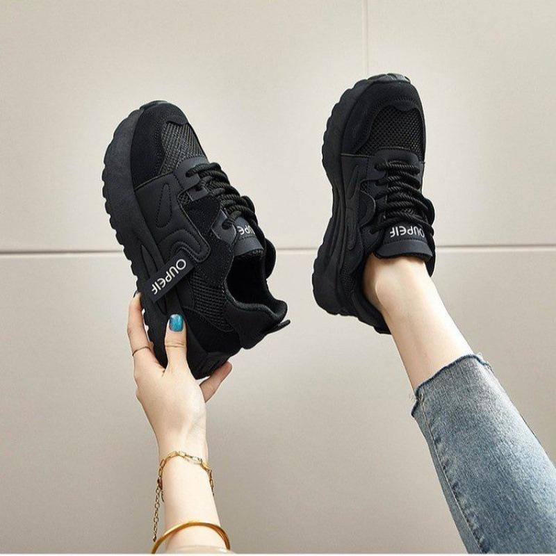 Popular Soft-soled Mesh Dad Shoes Women's Shoes 2025 New Summer Thin Breathable Thick-soled Casual Running Sneakers