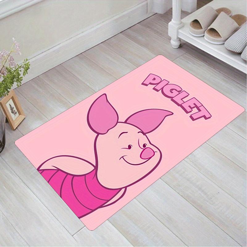 1pc Winnie The Pooh Pattern Area Rug Soft Flannel Floor Mat for Living Room,Office,Bedroom and Carpet,Sofa Coffee Table Floor Mat