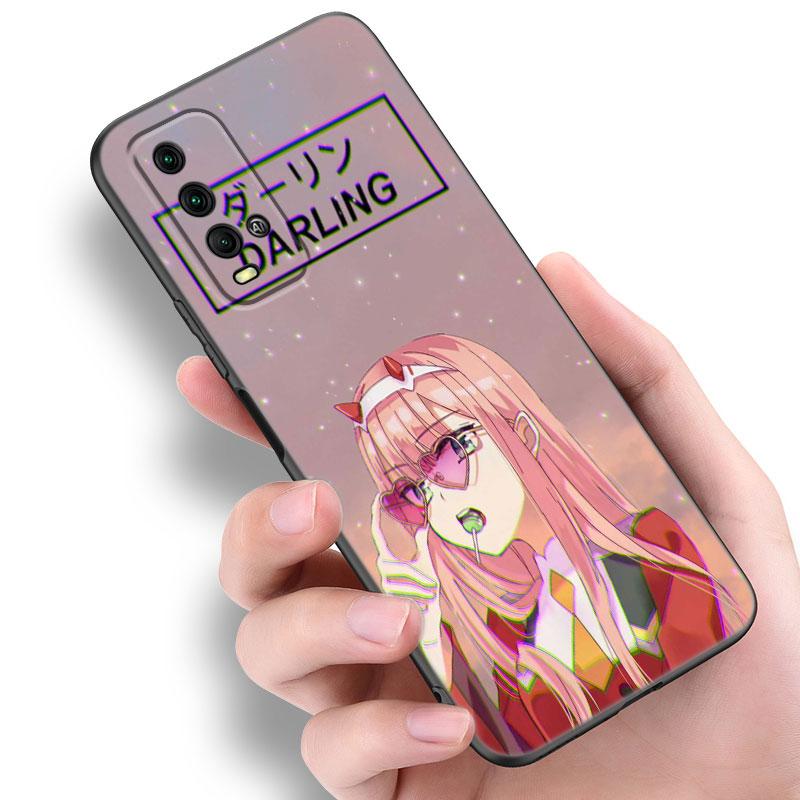 Чехол для телефона Zero Two Darling In The FranXX для Xiaomi Redmi Note 5 6 9T K20 K40 K50 Pro 7A 8A 9A 9C 9i 10A 10C A1 S2 черный чехол