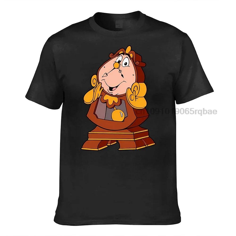 Beauty And The Beast Happy Cogsworth Tshirt Tshirt Oversized Gift T Shirt Smlxlxxl3xl4xl5xl Unisex Unisex