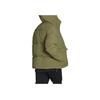 Adidas Solid Color Zip Hooded Down Jacket Men Outerwear Green HN9931
