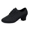 Exclusive Women's Latin and Square Dance Shoes - Medium Heel Body Shaping Footwear
