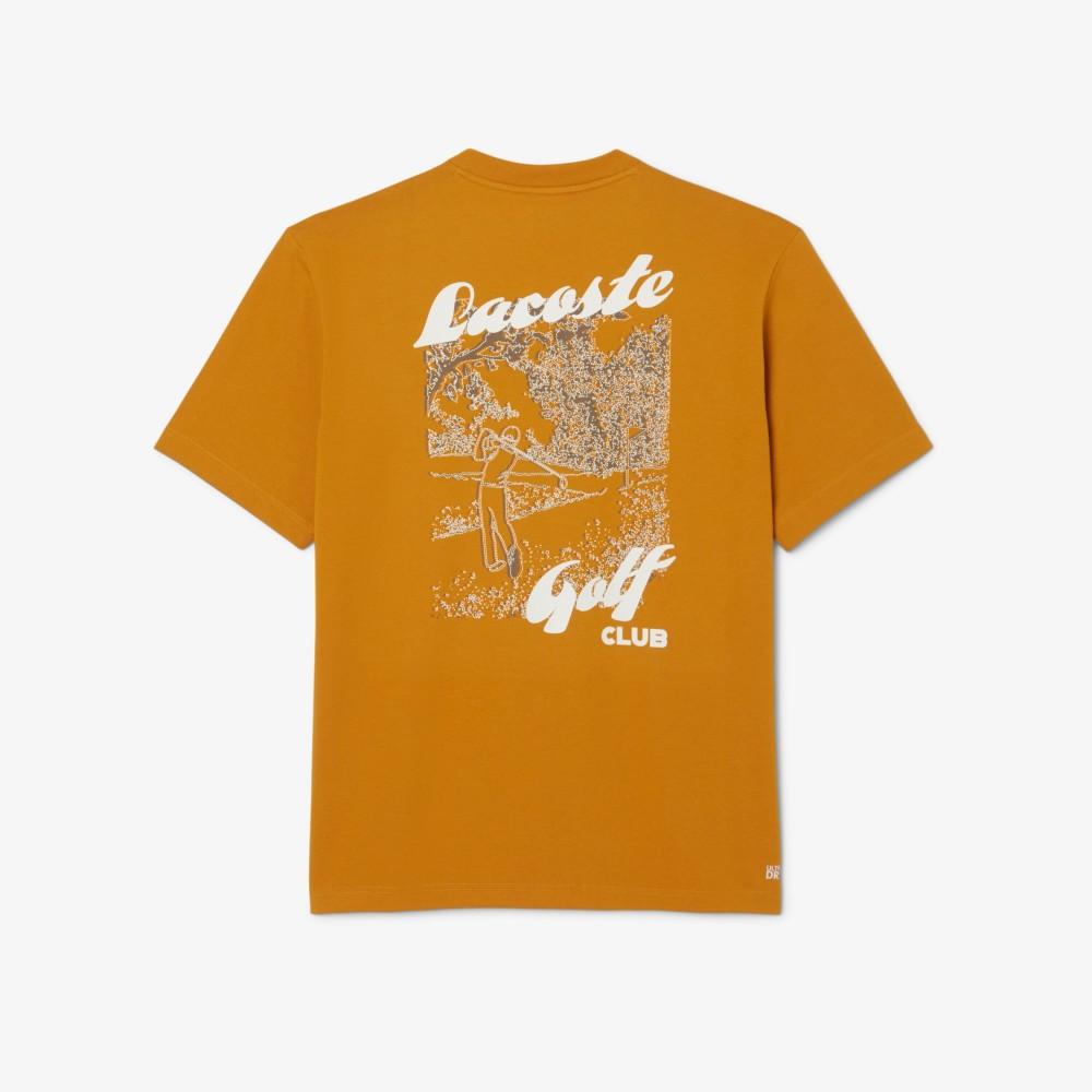 Lacoste Мужская футболка с графическим принтом для гольфа, с коротким рукавом TH4825-55N5BV