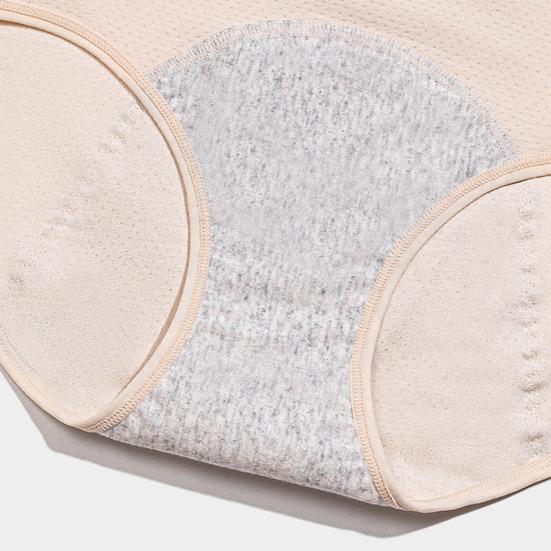 Женские трусики однотонные, большого размера, мягкие, с высокой талией, бесшовные, эластичные, период